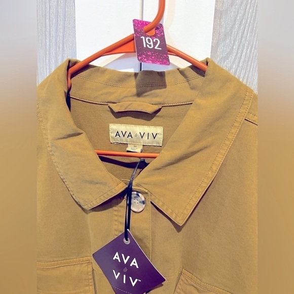 192. NWT Ava & Viv Women's Plus Size Anorak Jacket 3X - Picture 2 of 5